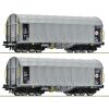Roco 2-piece set of Freight wagon with tarpaulin, Shimmns ČD - 6600144