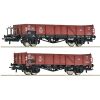 Roco Set of 2 open freight wagons PKP - 6600150