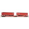 Roco Double Pocket Articulated Wagon T3000e with Two DB Cargo Semi-Trailers - 6600168