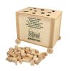 Walachia Wooden folding kit Construct Box natural 300 pieces