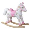 Bigjigs Toys Wooden rocking horse with flowers