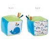 Goki Textile motor cube Whale/Rainbow