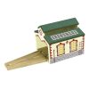 Maxim Wooden depot for two locomotives