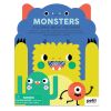 Petit Collage Coloring with stickers Monsters