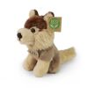 Rappa Plush wolf sitting 16 cm ECO-FRIENDLY