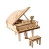 RoboTime 3D wooden jigsaw puzzle Grand piano