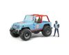 Bruder Blue car JEEP with driver
