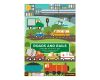 Petit Collage Reusable stickers with Cars and Machines scene