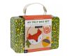 Petit Collage Creative briefcase Handbag fox