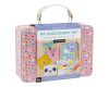 Petit Collage Creative Briefcase Letter set with animals