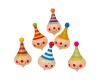 small foot Wooden Spinning Top Clown 1 pc