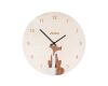 BeWooden Wooden Clock Fox Clock