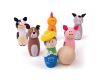 Bigjigs Toys Wooden Skittles Farm