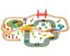 Bigjigs Rail Wooden train track with country road 80 pieces