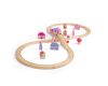 Bigjigs Rail Wooden Train Track Eight for Princesses 35 pieces