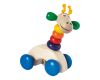 Detoa Wooden giraffe on wheels