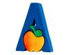 Fauna Alphabet letter A apple