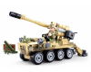 Sluban Army Model Bricks M38-B0751 Mobile 8x8 Gun with Land Mortar