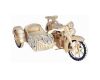Woodcraft Wooden 3D Puzzle Motorbike Tricycle Saider