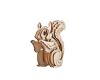 Woodcraft Wooden 3D Puzzle Squirrel