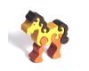 Fauna Solid wood jigsaw puzzle small brown horse