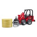 Bruder Front loader Schäffer with tongs for bale handling