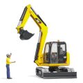 Bruder Mini Excavator CAT with Figure
