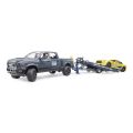 Bruder Off-road car RAM with sports car and figure