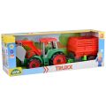 Lena Truxx Tractor with hay tow, decorative cardboard