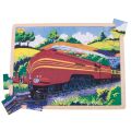 Bigjigs Toys Wooden Puzzle Historical Train Duchess of Hamilton 35 pieces