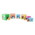 small foot Dice tower with wooden animals