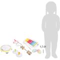 small foot Wooden musical music set with polka dots