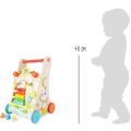 small foot Wooden walker flower meadow