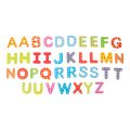 small foot Wooden coloured magnetic letters 37 pcs
