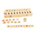 small foot Wooden motor puzzle educational sorting