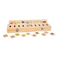 small foot Wooden motor puzzle educational sorting