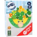 small foot Wooden motor game balancing frog