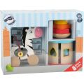 small foot Wooden motor toy set