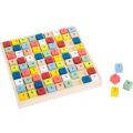 small foot Wooden Sudoku Colored Cubes