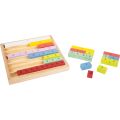 small foot Educational table coloured fractions