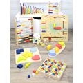 small foot Educational table coloured fractions