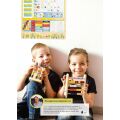 small foot Educational table coloured fractions
