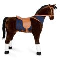 small foot Seat horse XL brown with sound