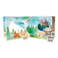 small foot Wooden picture book interactive game