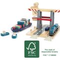 small foot Boat depot with accessories