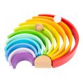 small foot Wooden folding rainbow XL