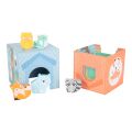 small foot Folding tower pastel with animals