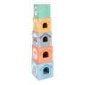 small foot Folding tower pastel with animals