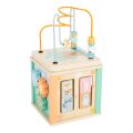 small foot Motor cube in pastel colours