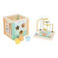 small foot Motor cube in pastel colours